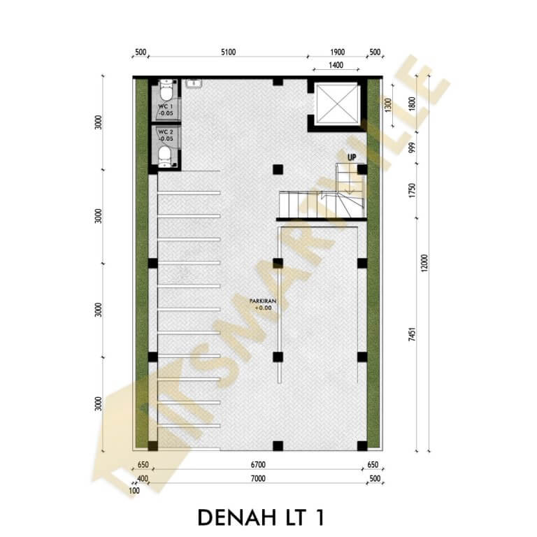 DENAH LT 1 watermark