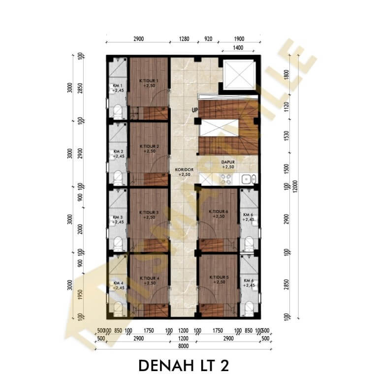 DENAH LT 2 watermark